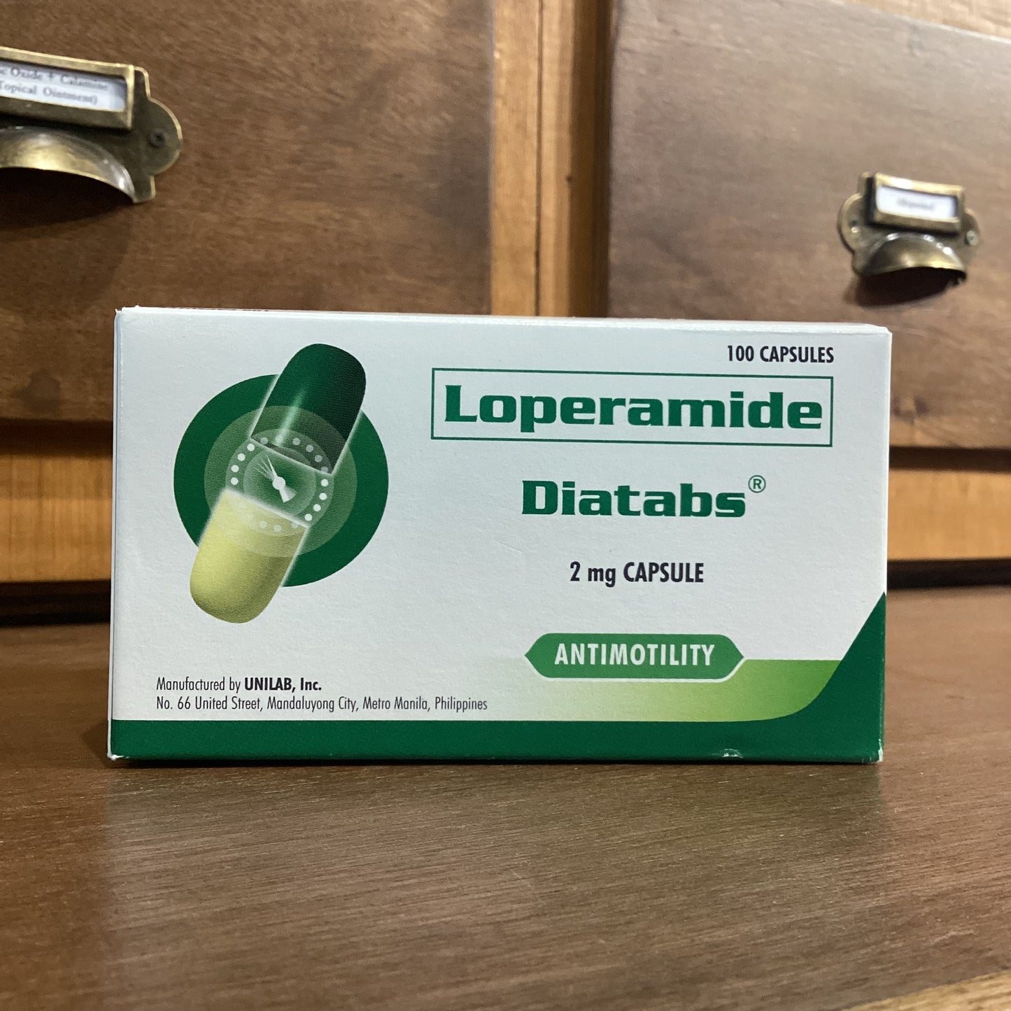 Loperamide 2mg capsule (Diatabs)