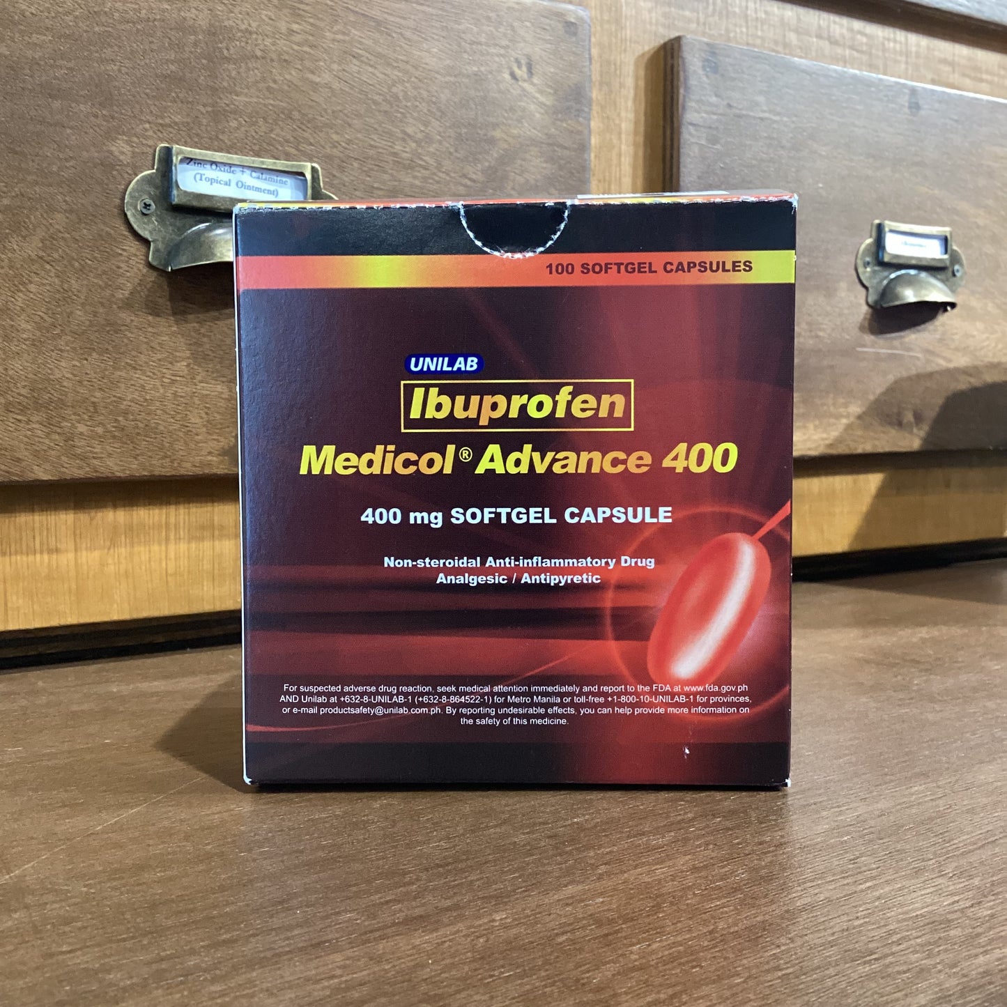 Ibuprofen MEDICOL ADVANCE 400MG CAP