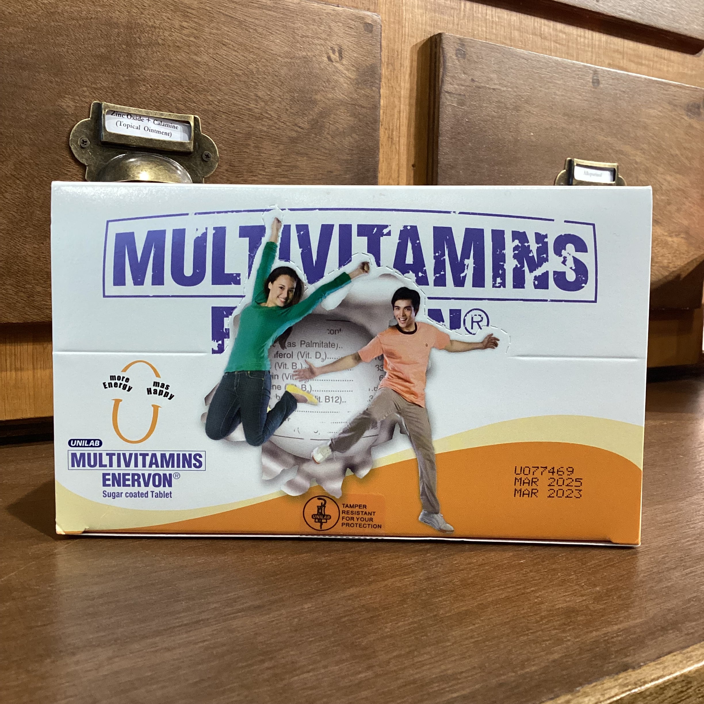 Multivitamins + Minerals (ENERVON) SugarCoated Tablet foil pack Meds