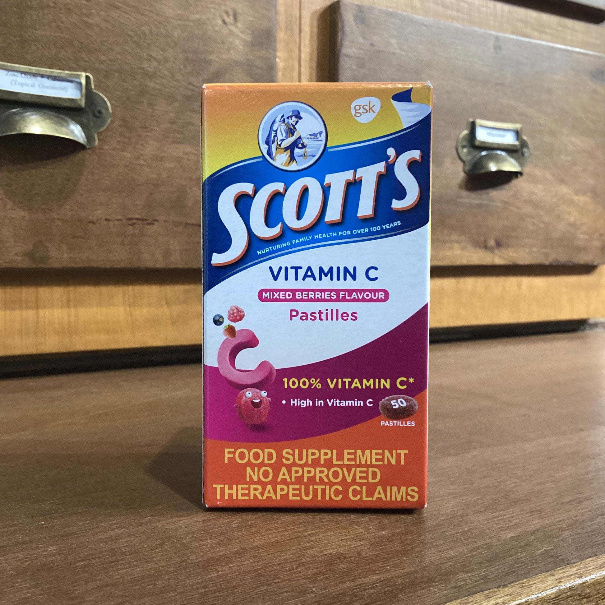 Scott's Vitamin C Pastilles Mixed Berries Flavor 50s – Meds for All