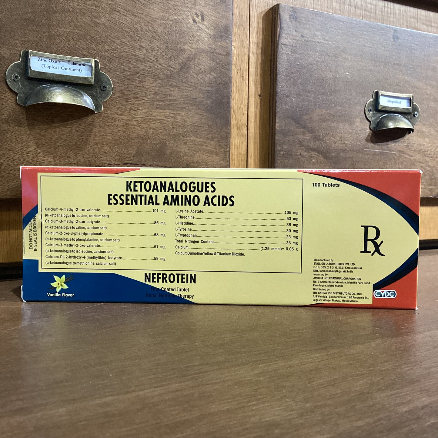 Ketoanalogues+Essential Amino Acids NEFROTEIN Film-Coated Tablet