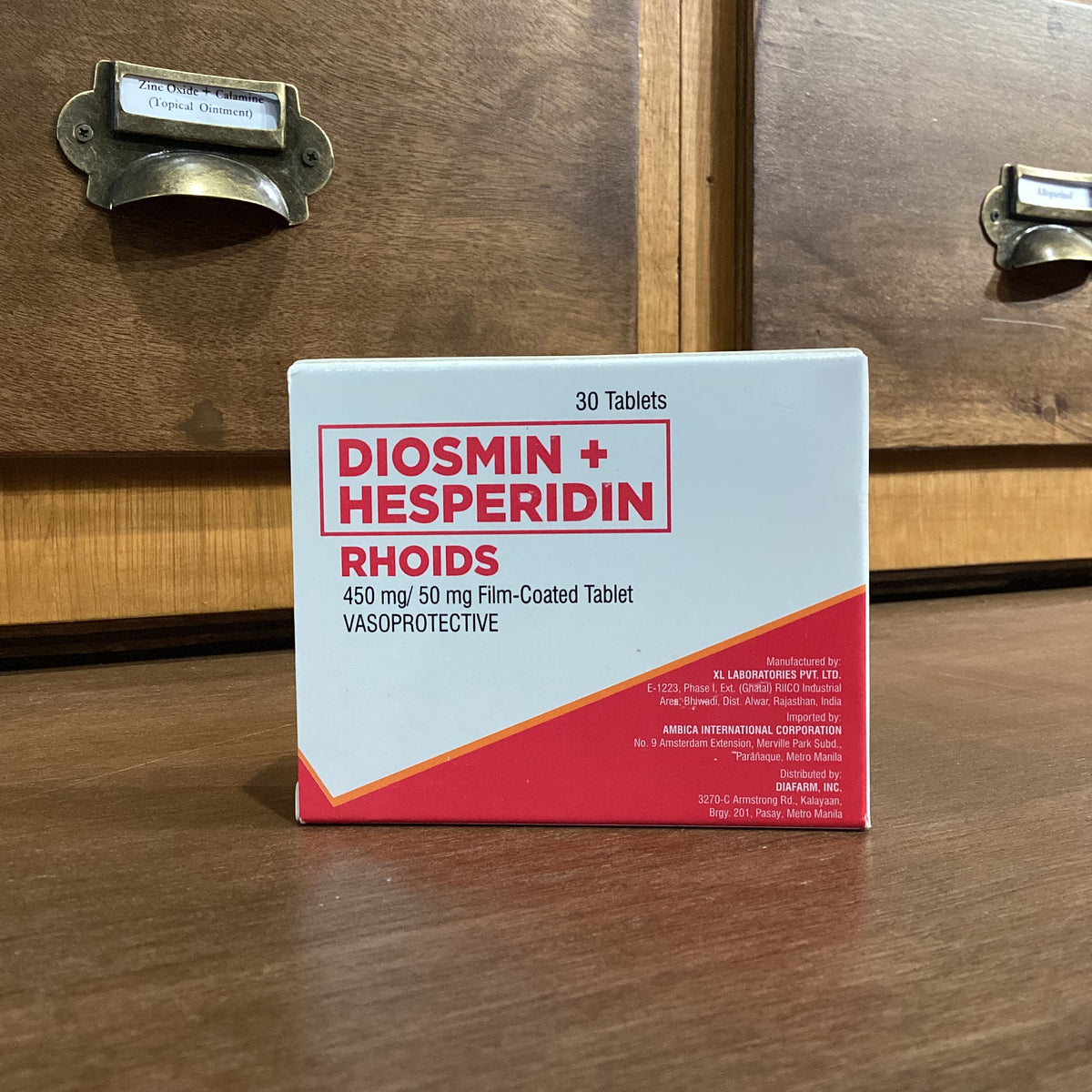 Diosmin + Hesperidin 450mg/50mg FC Tablet (Rhoids) – Meds for All