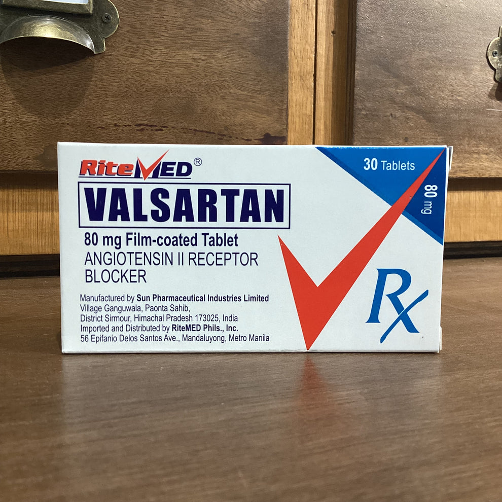 Valsartan (RiteMed Valsartan) 80mg Film-Coated Tablet – Meds for All