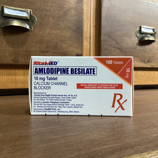 Amlodipine Besilate (RiteMed) 10mg Tablet