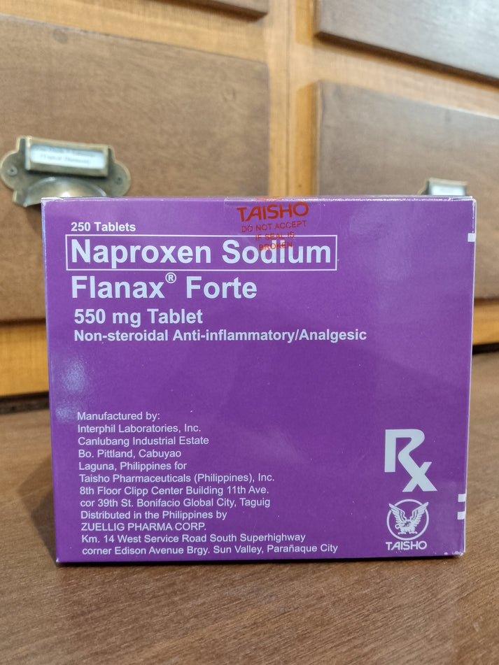 Naproxen Sodium (Flanax Forte) 550mg Tablet Meds for All