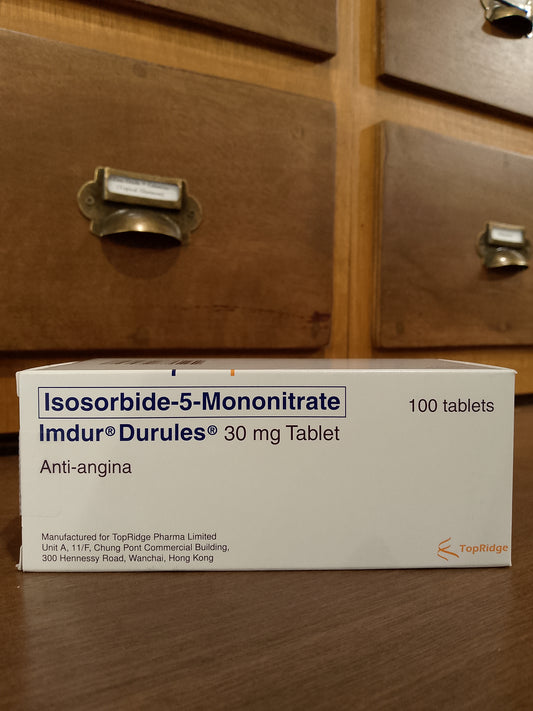 Isosorbide-5-Mononitrate (Imdur Durules) 30mg Tablet