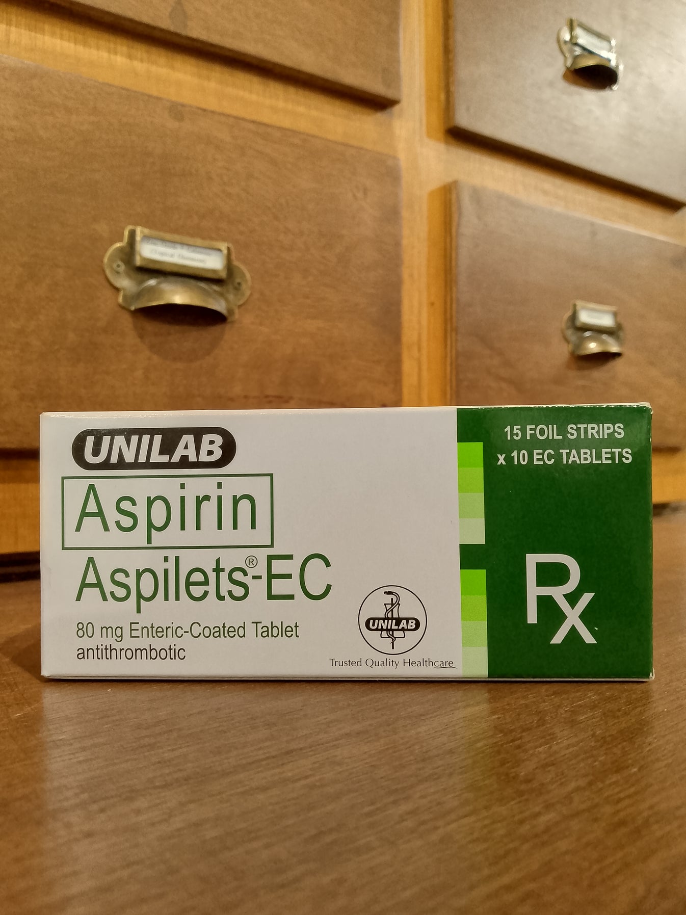 Aspirin (AspiletsEC) 80mg EntericCoated Tablet Meds for All