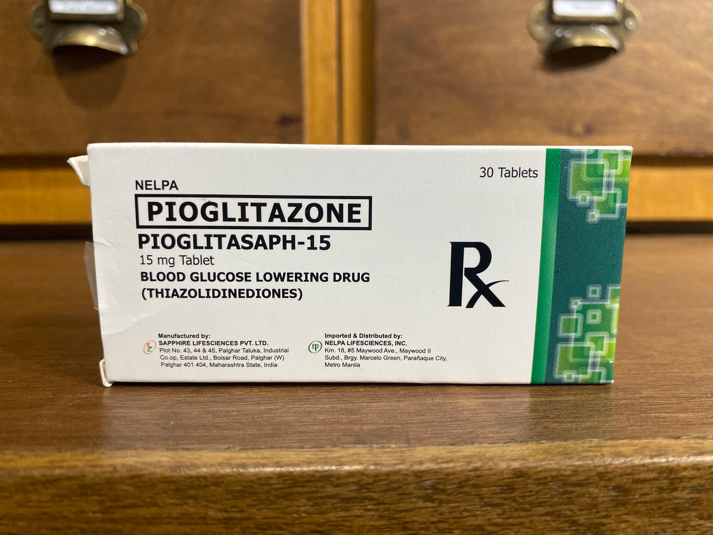 Pioglitazone 15mg Tablet (Pioglitsaph-15)