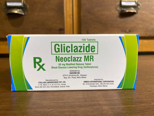 Gliclazide (NEOCLAZZ MR) 60mg Modified-Release Tablet