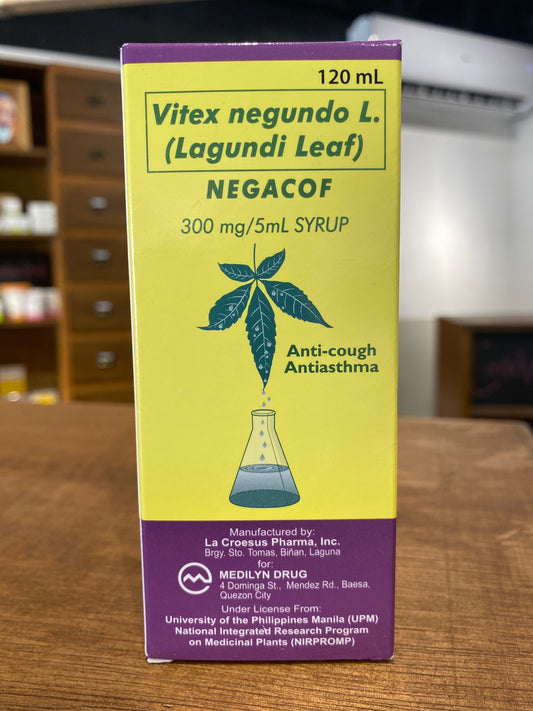 Lagundi 300mg/5mL, 120mL Syrup (Negacof)