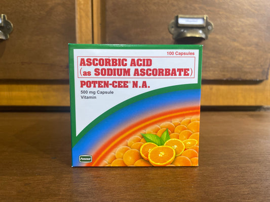 Ascorbic Acid (as Sodium Ascorbate) [POTEN-CEE NA] 500mg Capsule