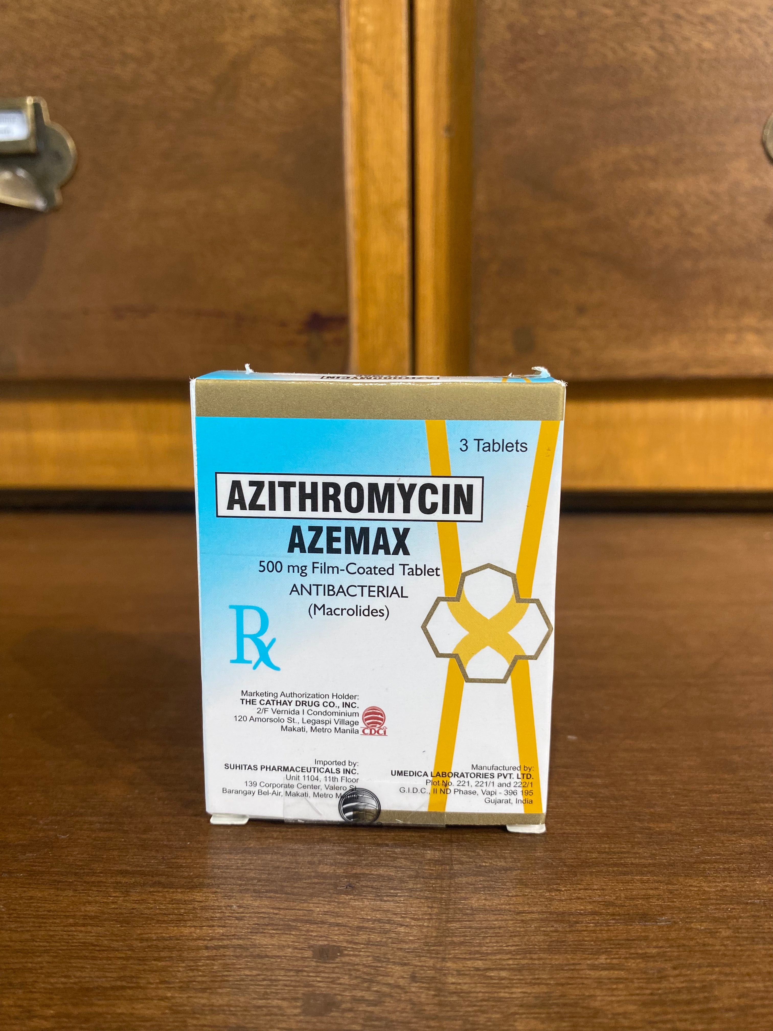 Azithromycin (AZEMAX) 500 mg Tablet – Meds for All