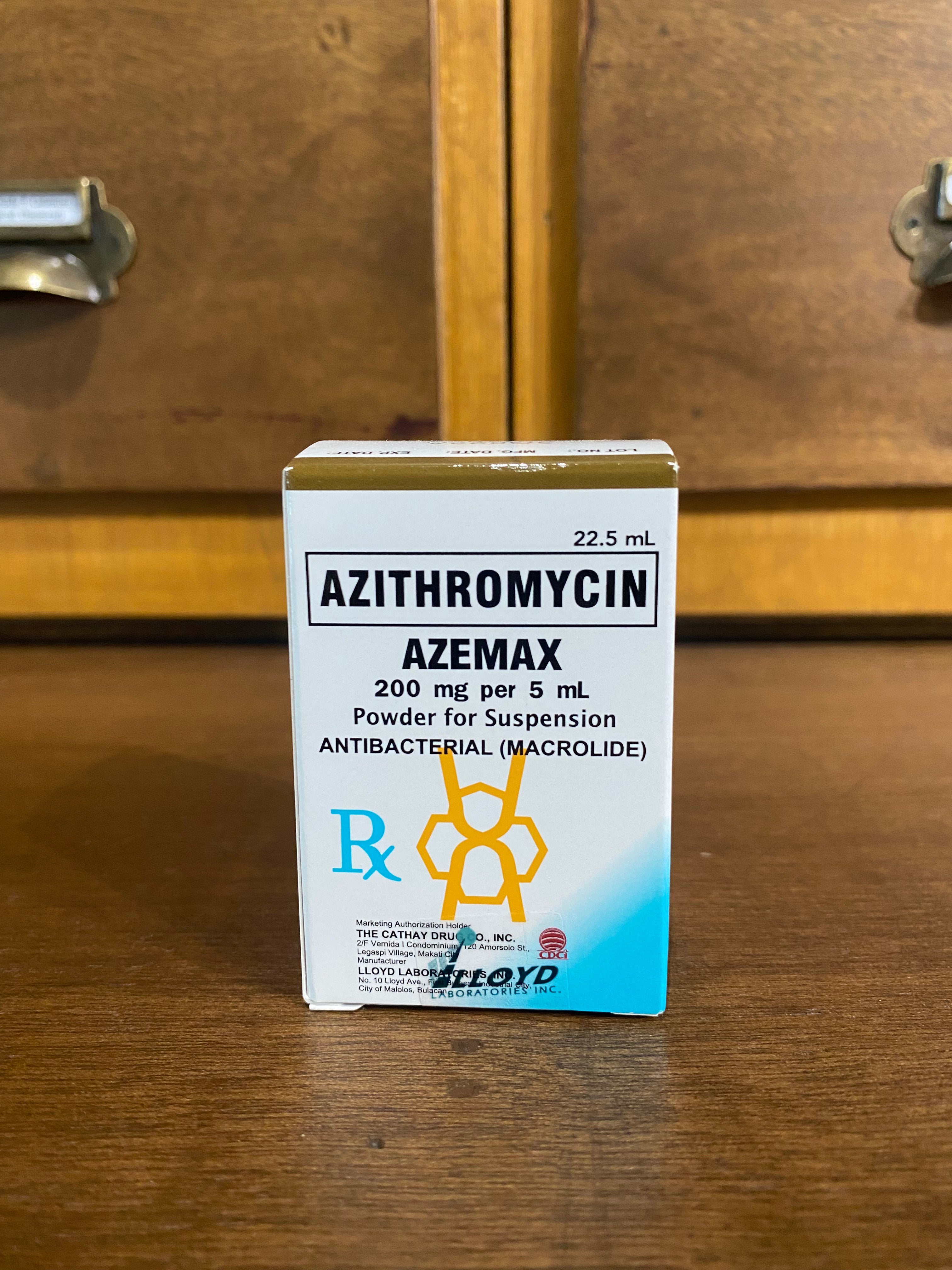 Azithromycin Monohydrate (Azemax) 200mg per 5mL, 22.5mL Powder for Ora ...