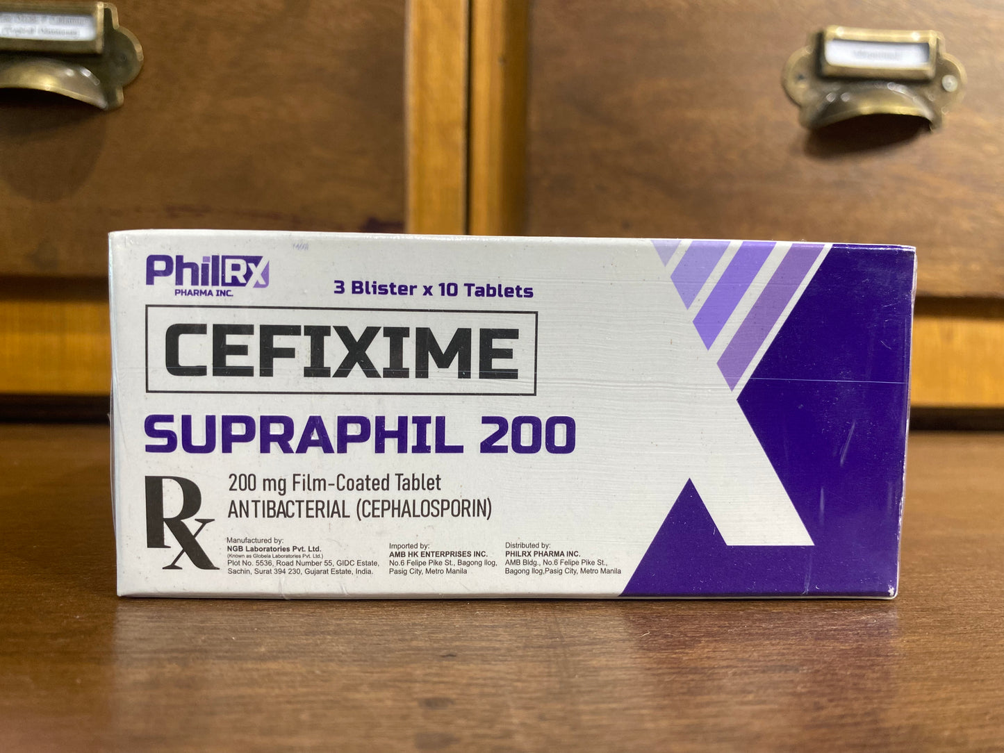 Cefixime (SUPRAPHIL) 200mg Film-coated Tab