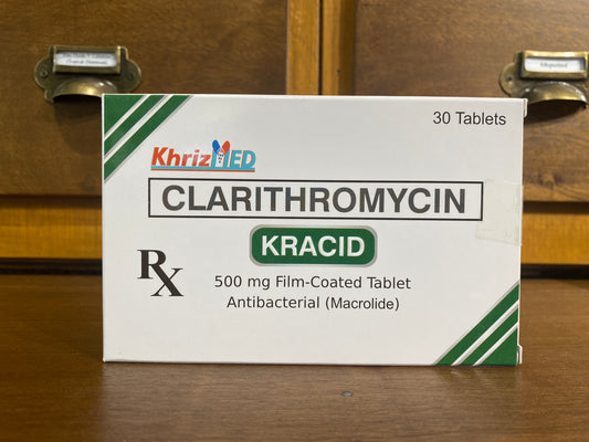 Clarithromycin (KRACID) 500mg Tablet