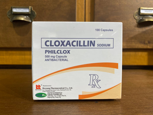 Cloxacillin Sodium (PHILCLOX) 500mg Capsule