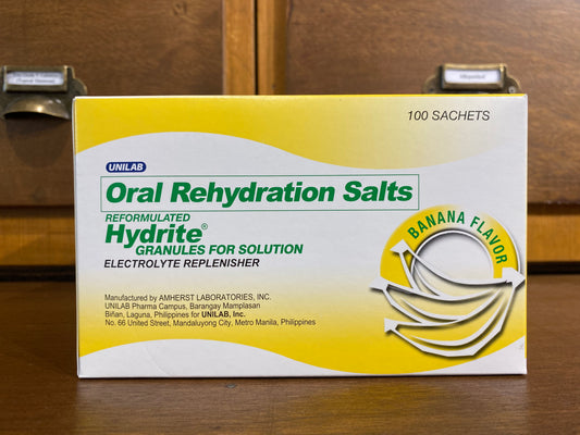 Oral Rehydration Salts (HYDRITE) Banana Flavor Granule for Solution