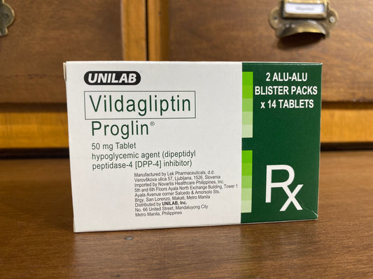Vildagliptin (PROGLIN) 50mg Tablet