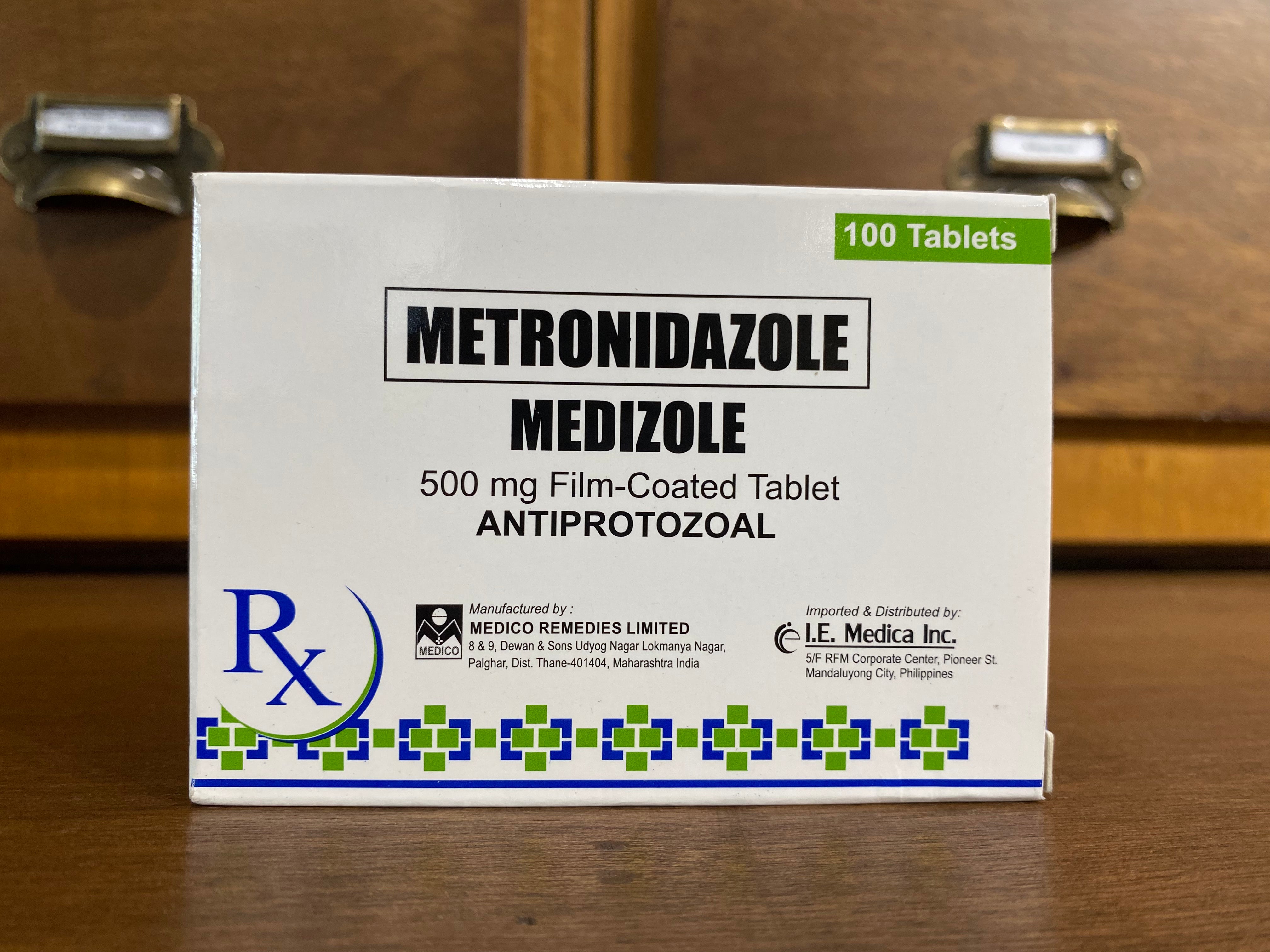 Metronidazole (Medizole) 500mg Film-Coated Tab – Meds for All