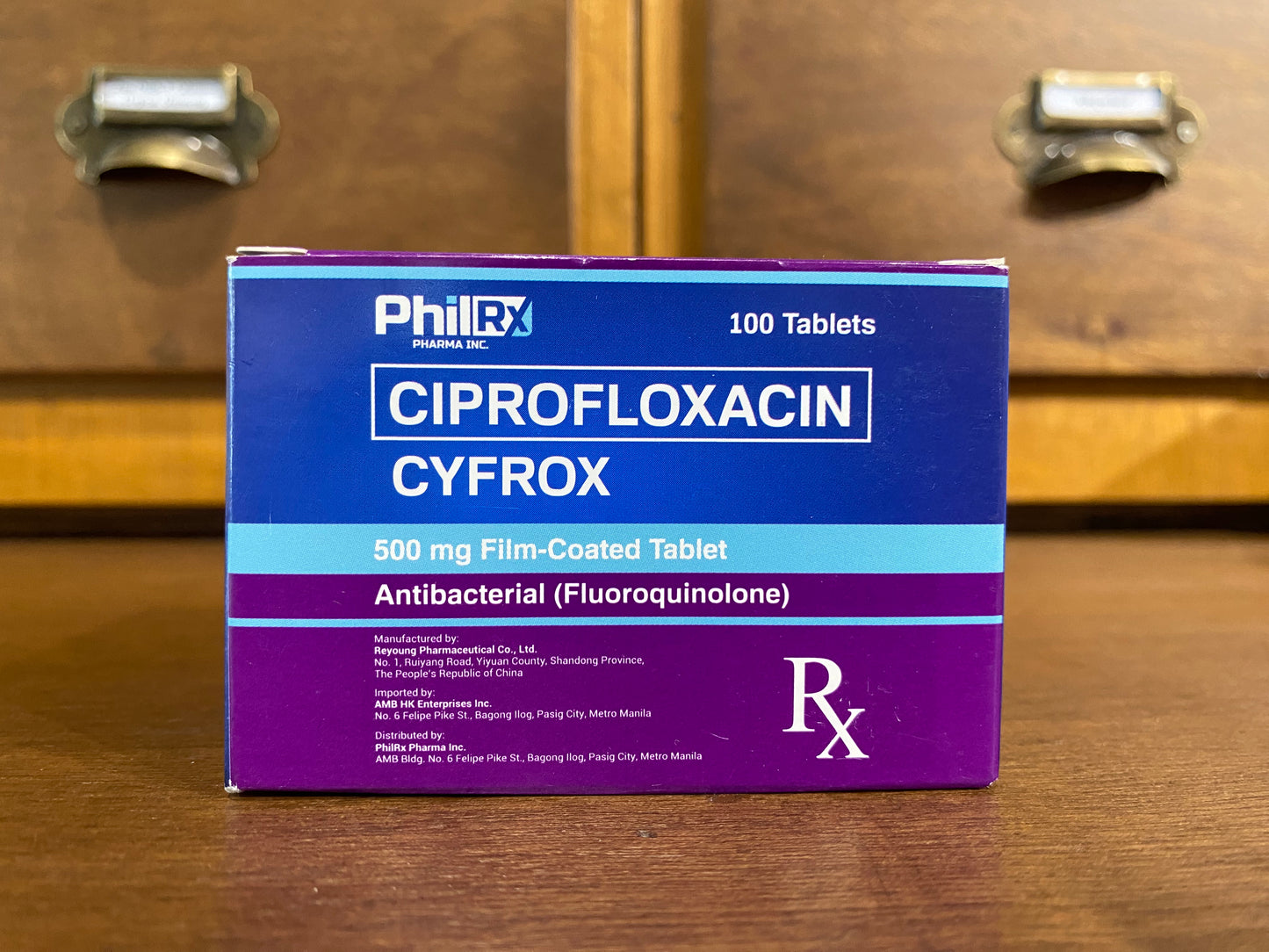 Ciprofloxacin (CYFROX) 500mg Tab