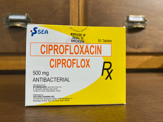 Ciprofloxacin (Ciproflox) 500 mg Tablet
