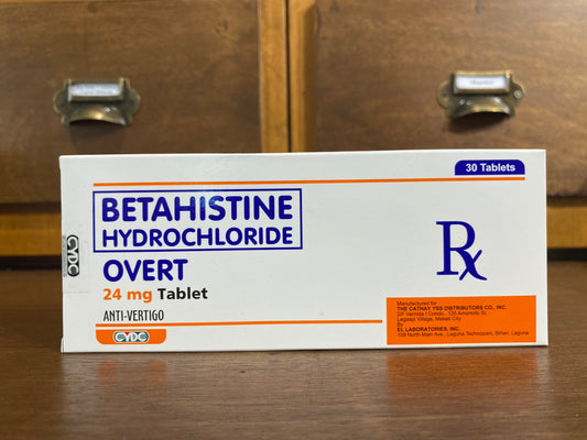 Betahistine HCL (OVERT) 24 mg Tablet