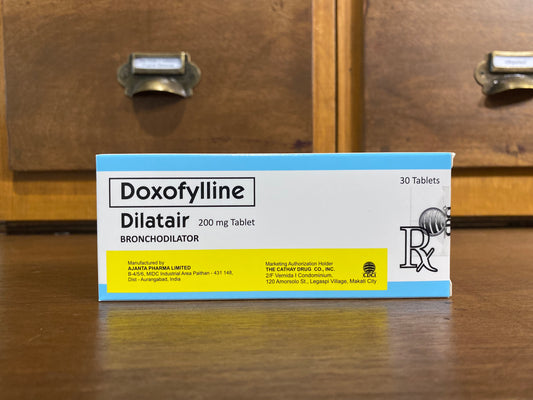 Doxofylline (DILATAIR) 200 mg Tablet