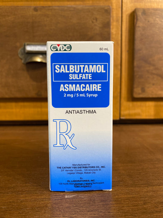 Salbutamol Sulfate [ASMACAIRE] 2 mg per 5 ml Syrup