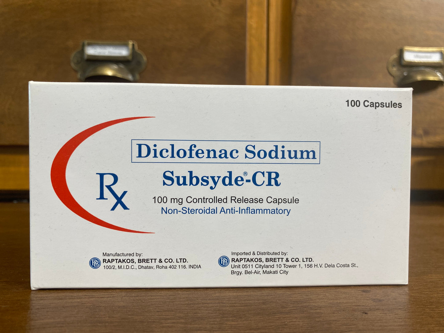 Diclofenac Sodium (SUBSYDE-CR) 100mg Controlled-released Capsule