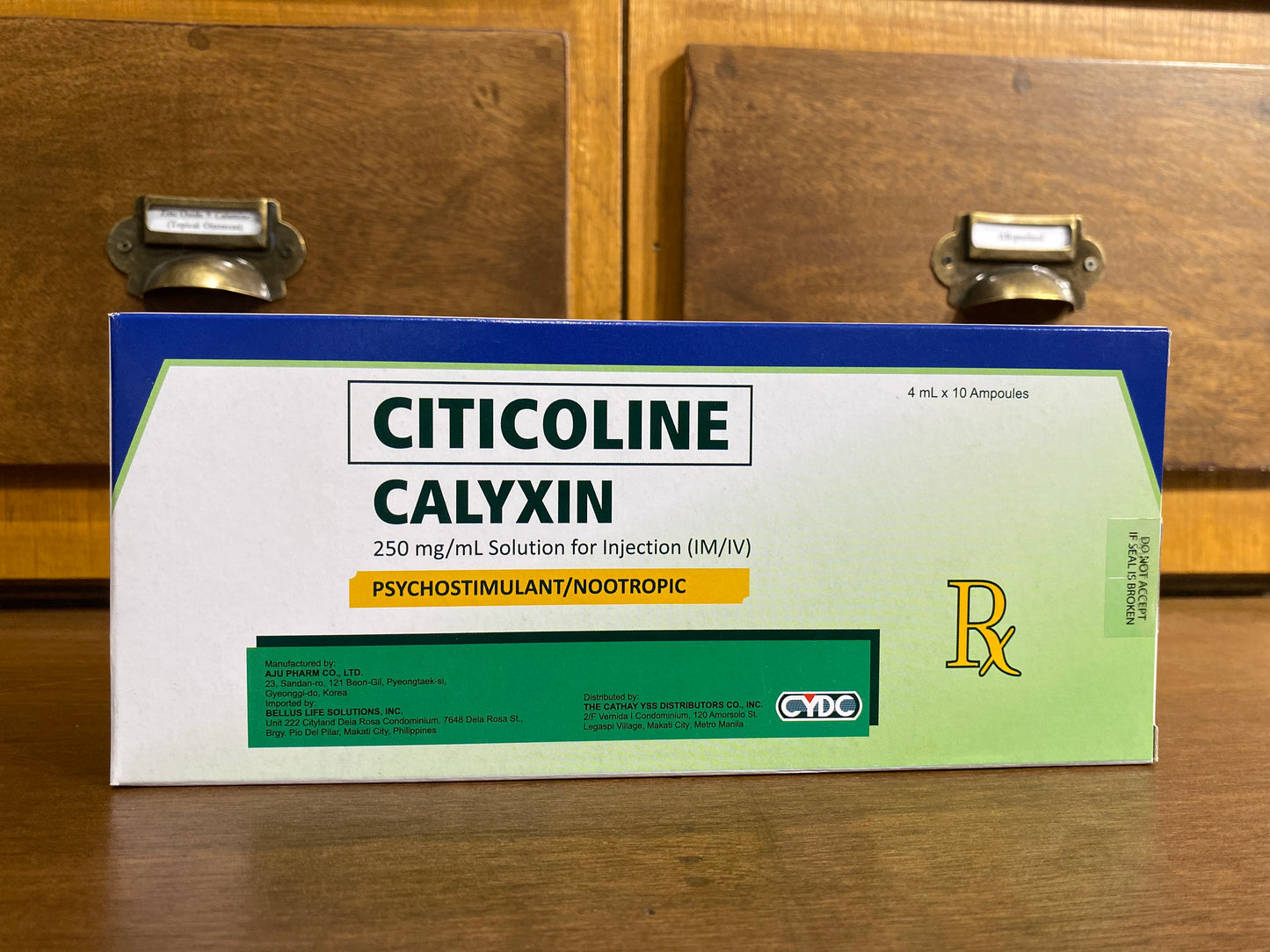 Citicoline (CALYXIN) 250mg/ mL 4mL Ampule