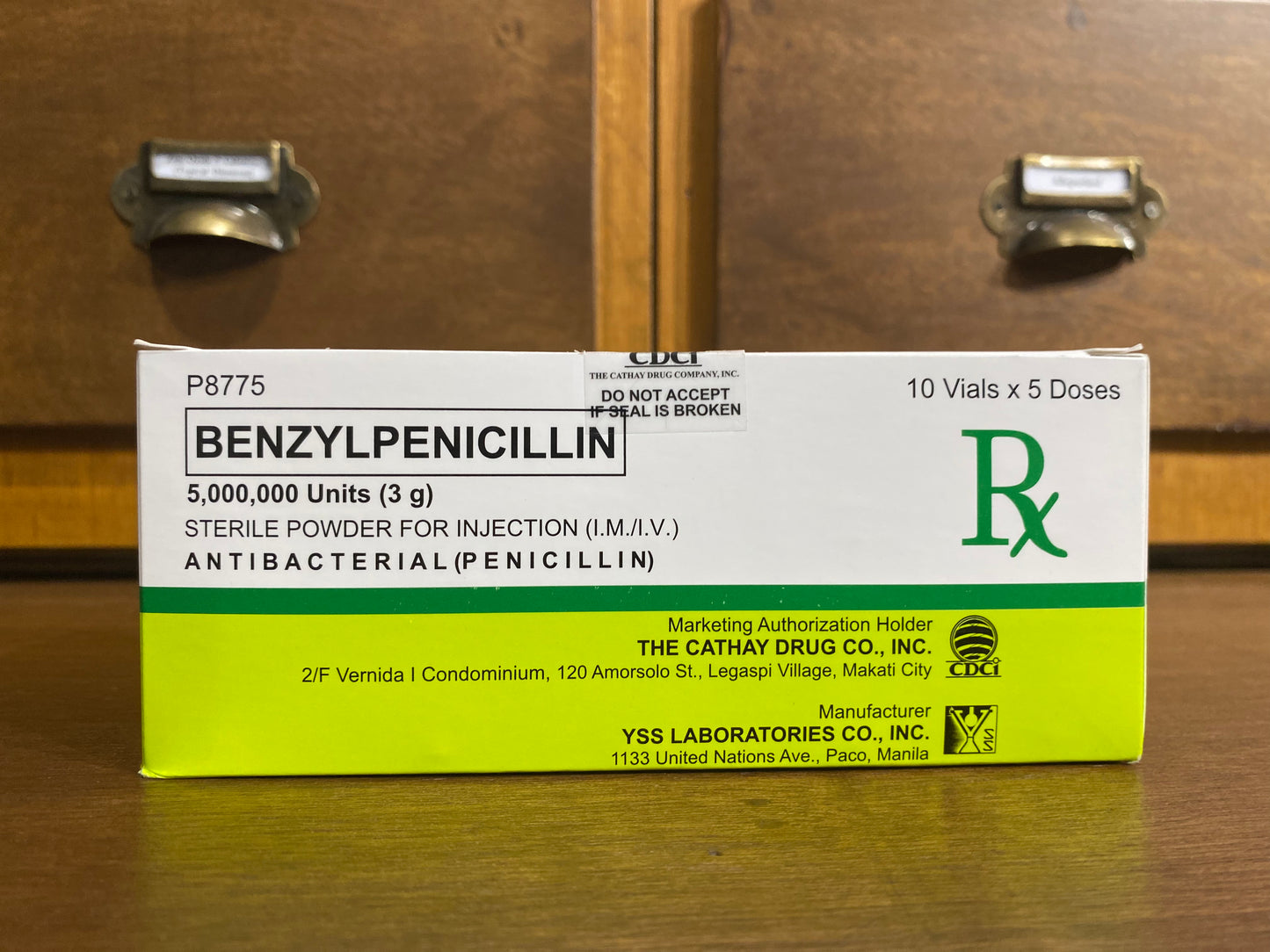 Benzylpenicillin 5M units Powder Vial