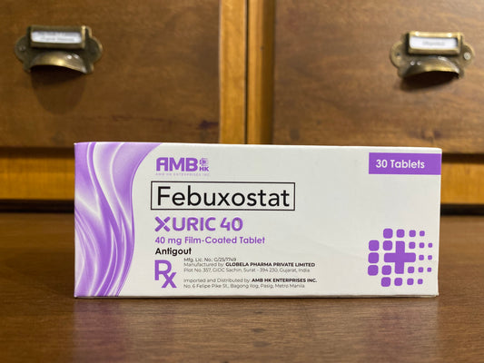 Febuxostat (Xuric 40) 40mg Film-Coated Tablet