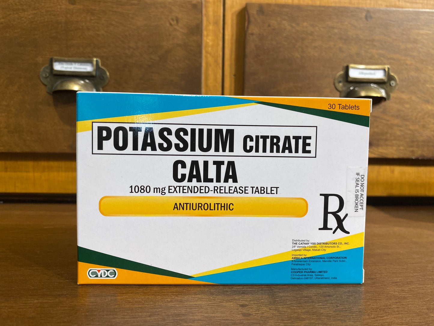 Potassium Citrate CALTA 1080MG ER TAB