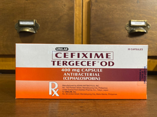 Cefixime Trihydrate (TERGECEF OD) 400mg Capsule