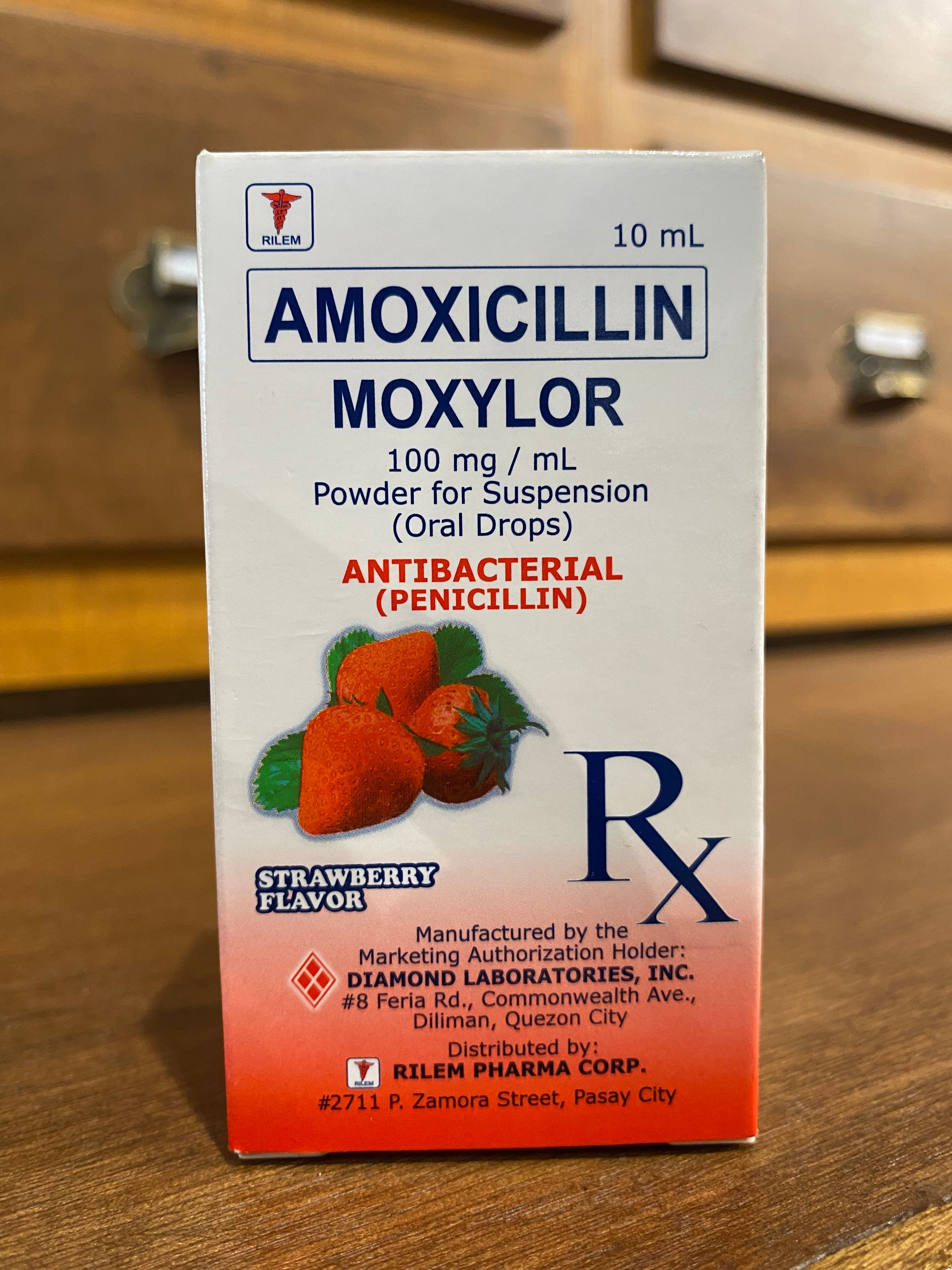 Amoxicillin 100Mg/Ml Drops 10Ml (Moxylor) – Meds for All