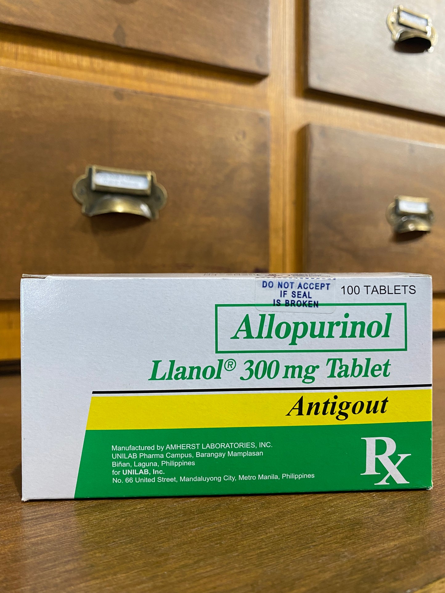 Allopurinol LLANOL 300MG TAB 100S