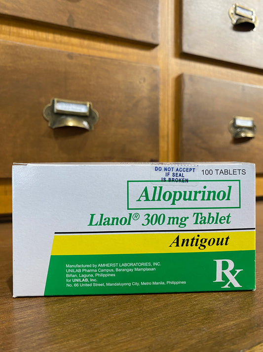 Allopurinol LLANOL 300MG TAB 100S