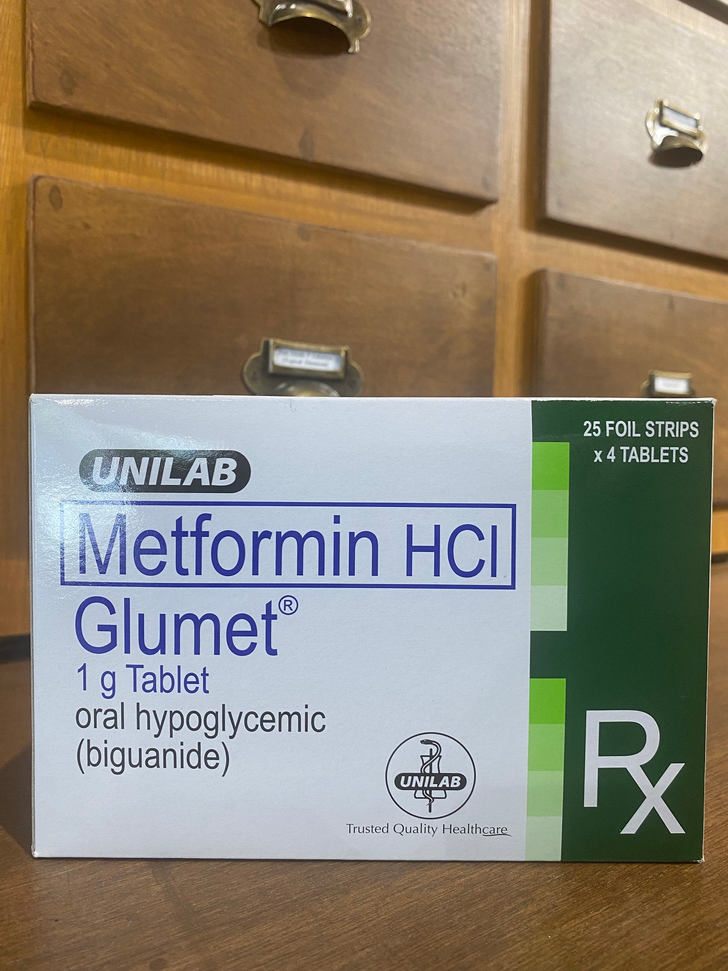 Metformin Hcl (GLUMET) 1000MG TAB