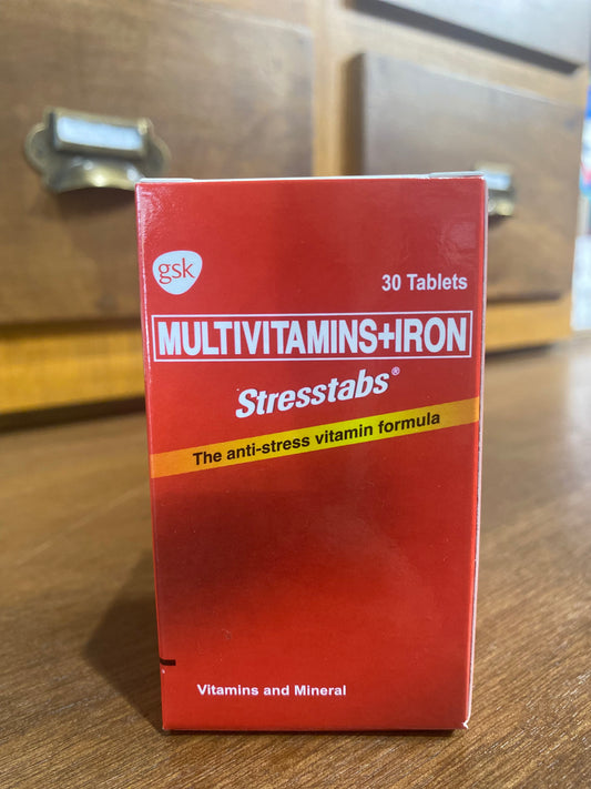 Multivitamins + Iron (Stresstabs) Tablet 30's