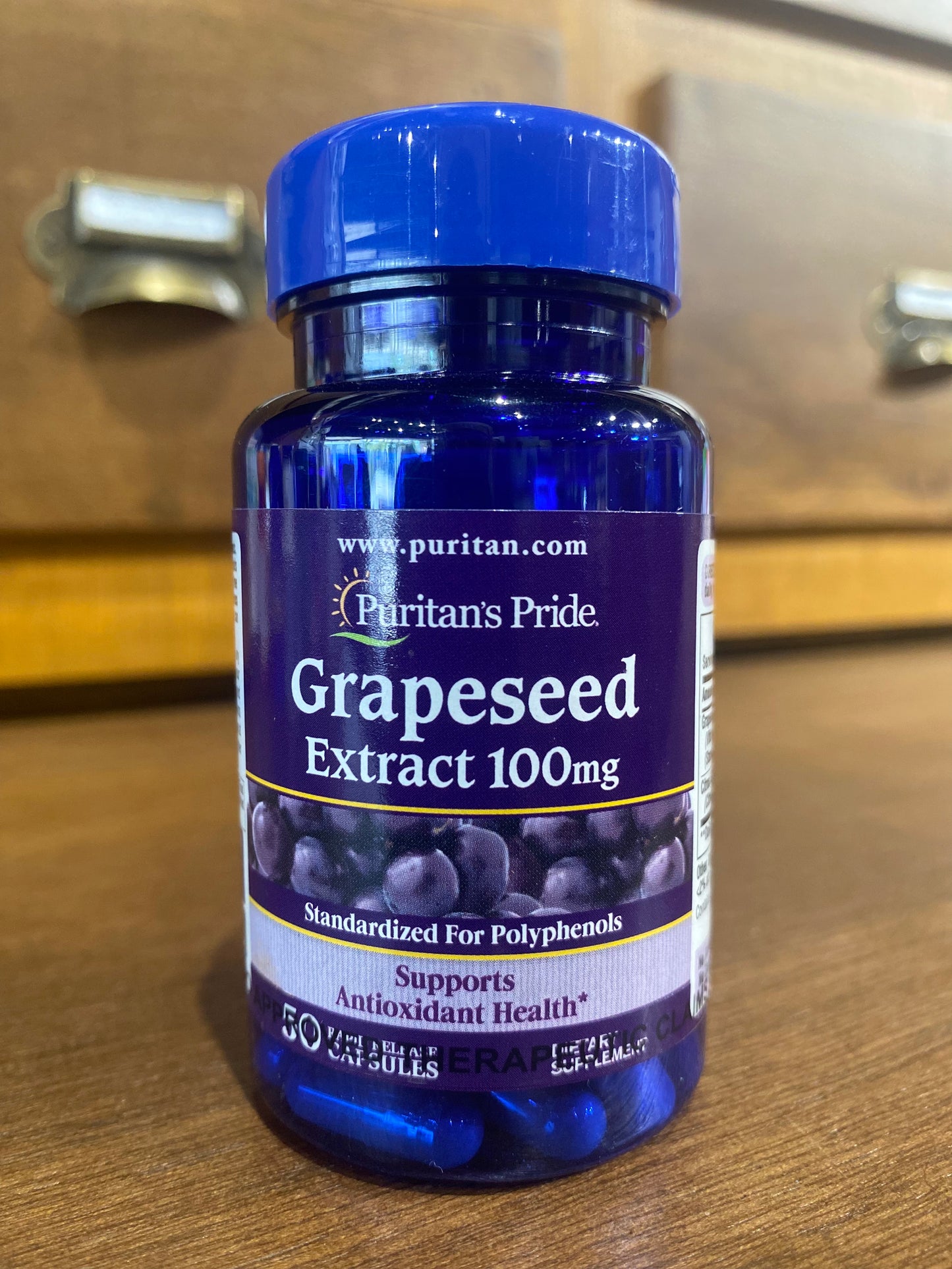 Grapeseed Extract (PURITAN'S PRIDE)  100mg 50 capsules