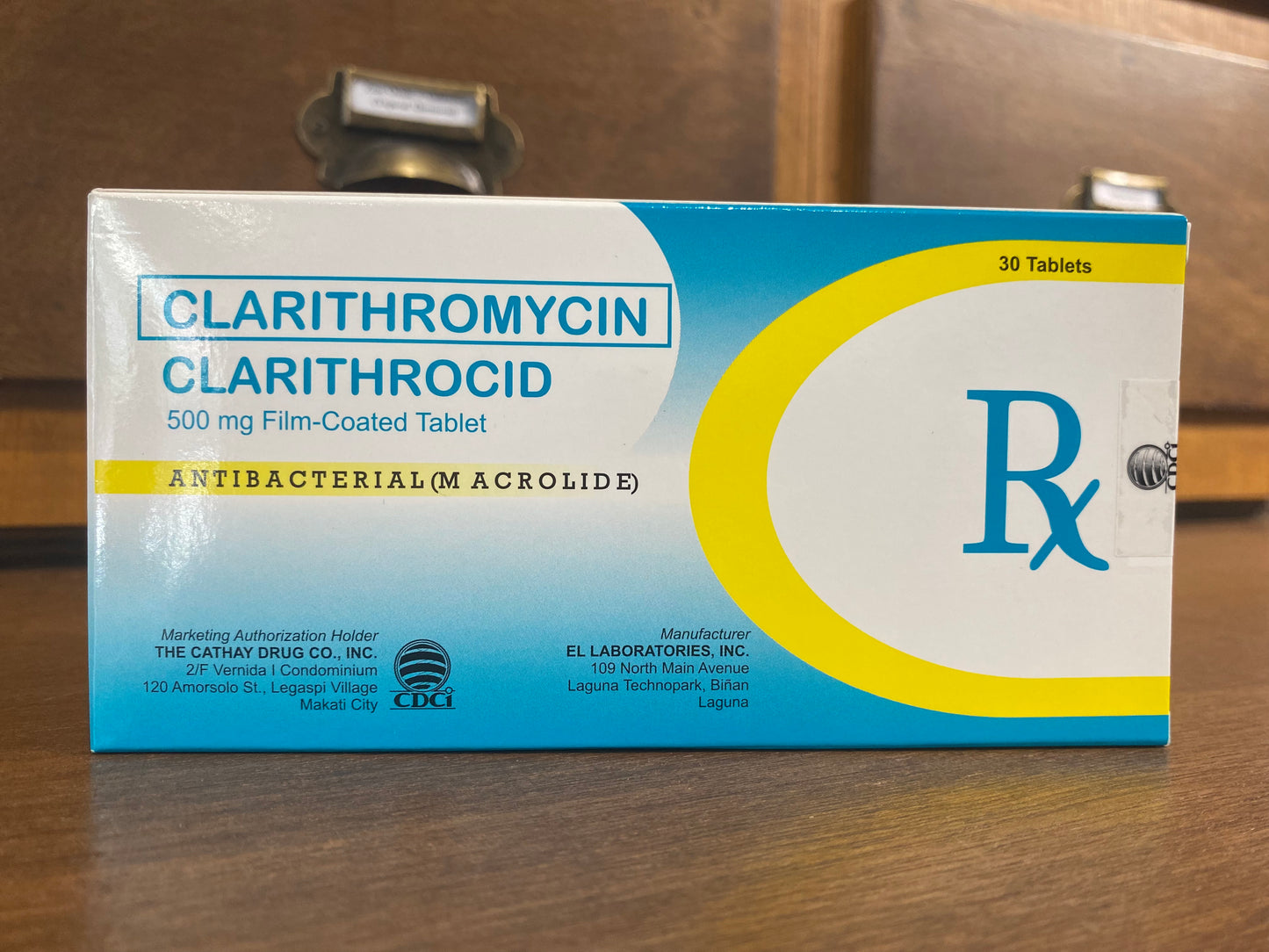 Clarithromycin (Clarithrocid) 500mg Film Coated Tablet