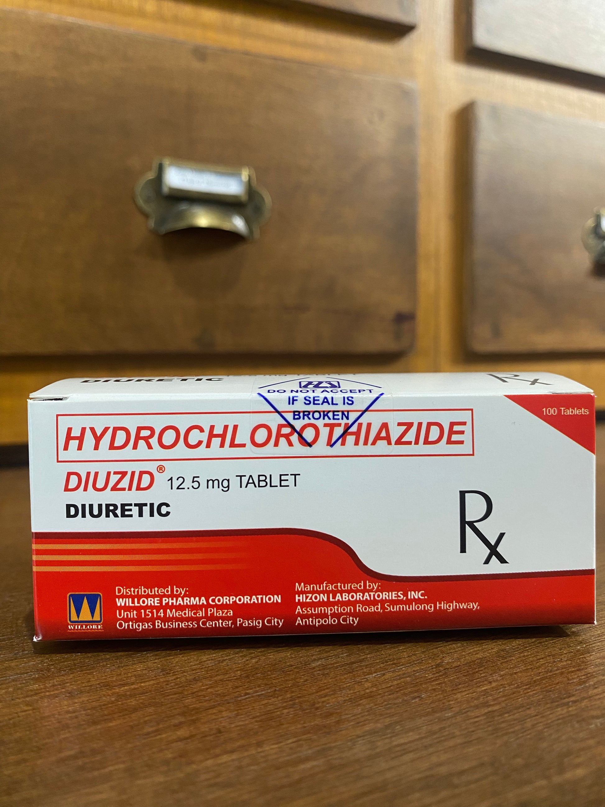 Hydrochlorothiazide (Diuzid) 12.5mg Tab – Meds for All