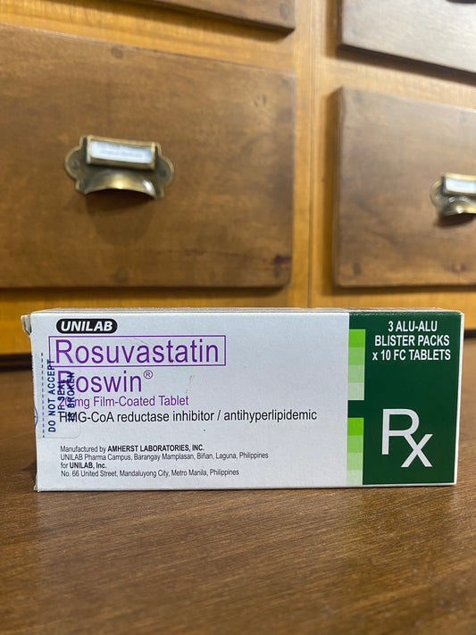 Rosuvastatin (Roswin) 20mg Film-Coated Tablet