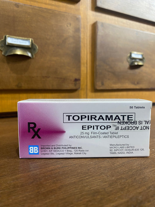 Topiramate (Epitop) 25mg Film-Coated Tablet