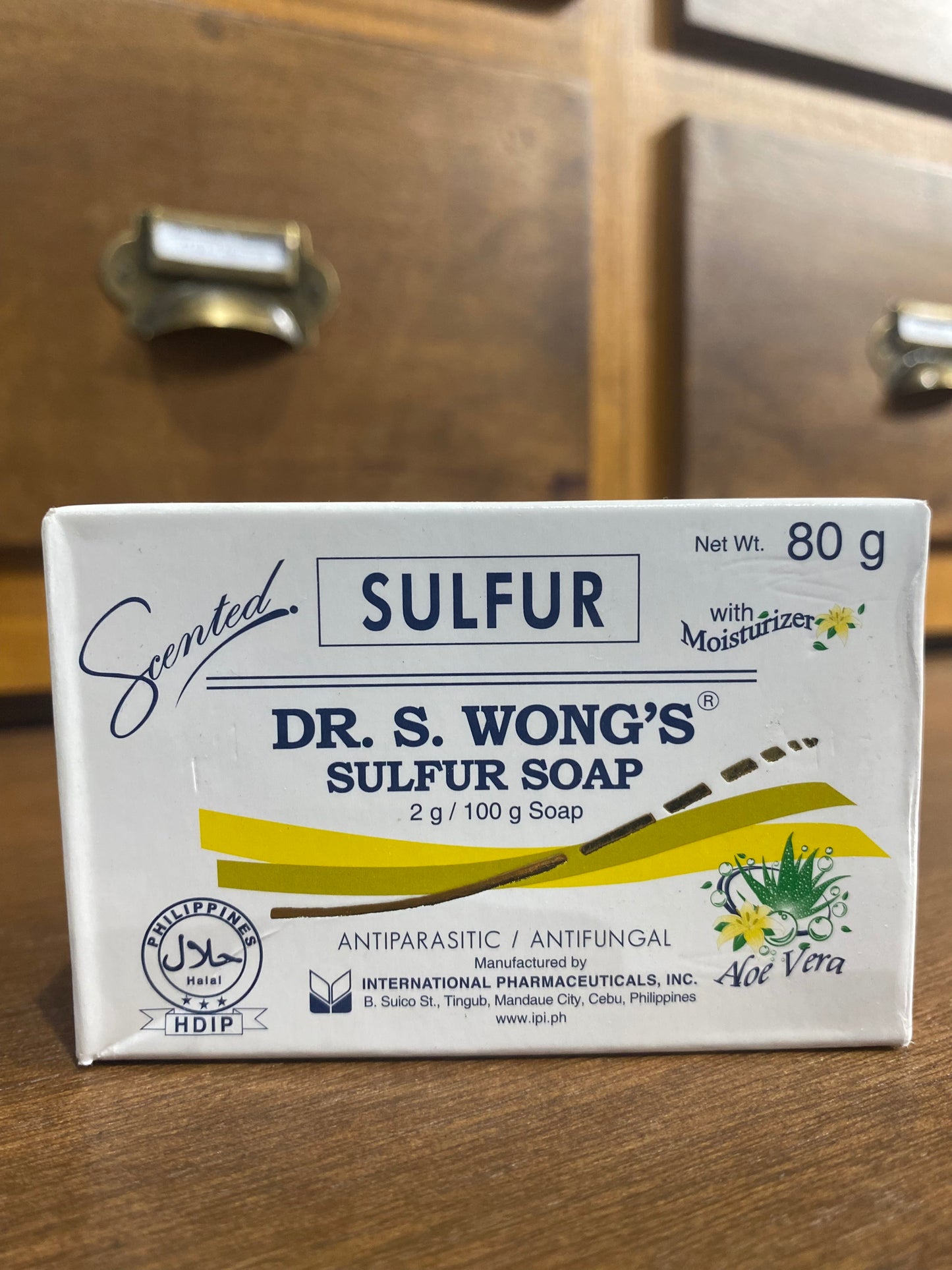 Dr. S Wong Sulfur W/ Moist Soap 80G (White)