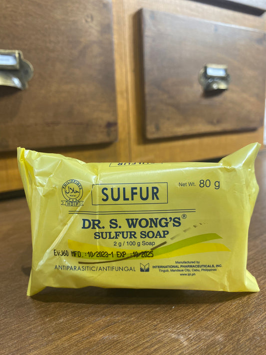 Dr. S Wong Sulfur Soap 80G (Yellow)