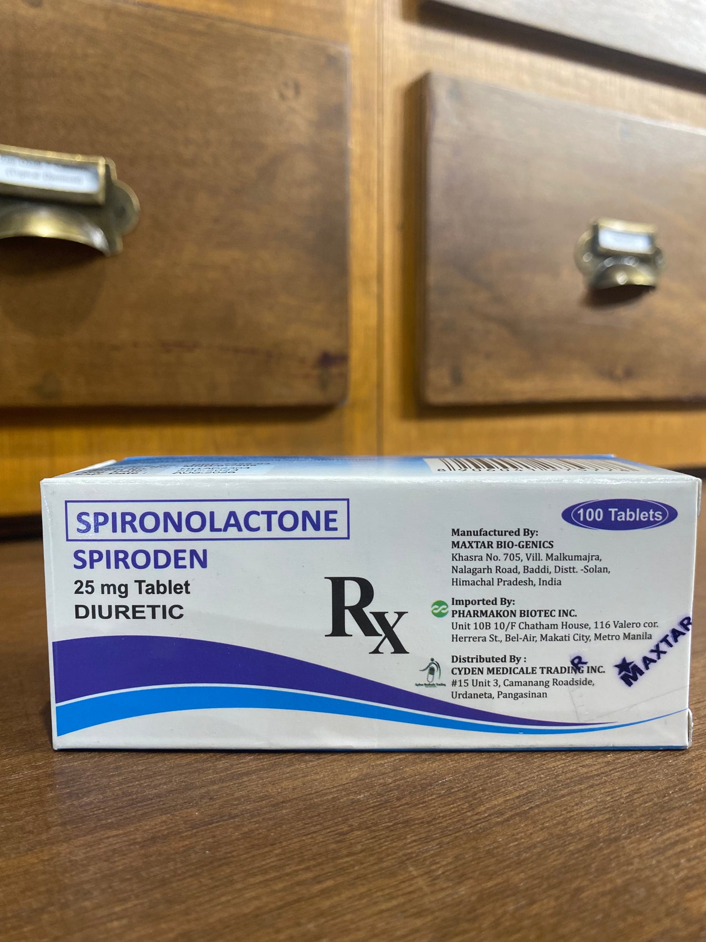 Spironolactone 25mg Tab (Spiroden) (100s)