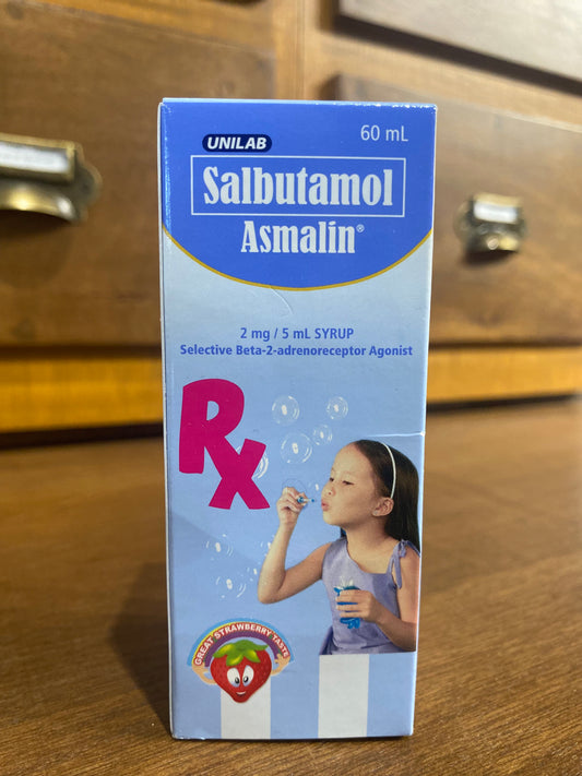 Salbutamol (Asmalin) 2mg/ 5mL Syrup 60mL