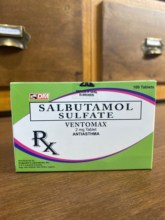 Salbutamol 2Mg Tab . (Ventomax)