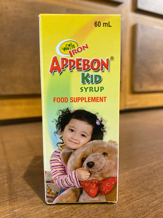 Multivitamins + Minerals + Iron + Lysine (APPEBON KID) 60mL Syrup